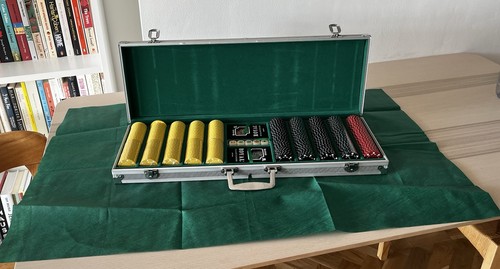 Poker set 500 chips hard - set,