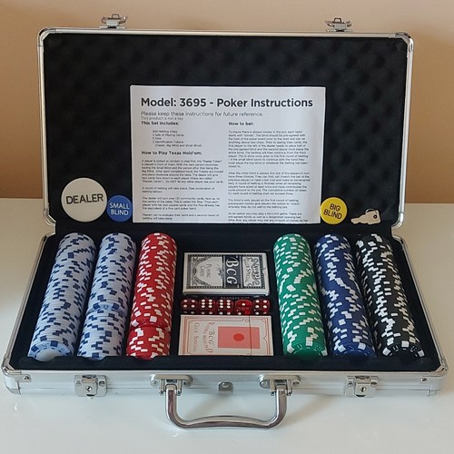 Poker set 300 chips aluminium - set,