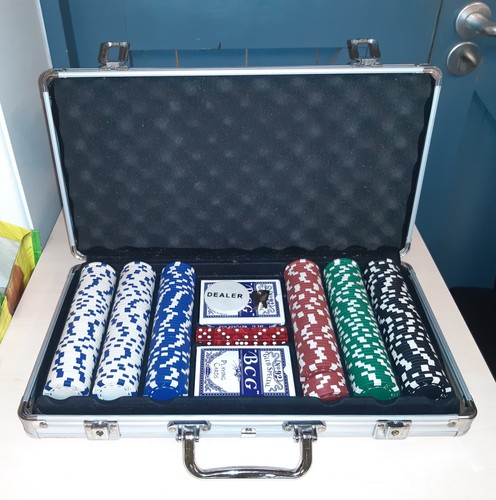 300 chip poker - 300, aluminium