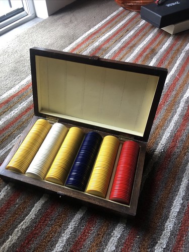 Vintage gaming set poker - gaming,