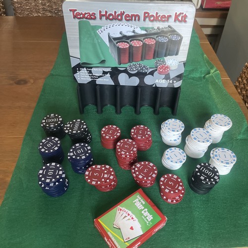 Texas hold poker kit set - texas,