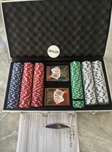 300pc poker set aluminium - set,