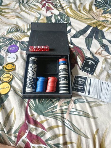 Poker chip set - chip,
