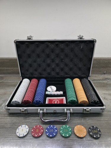 Poker chip set aluminium - poker,