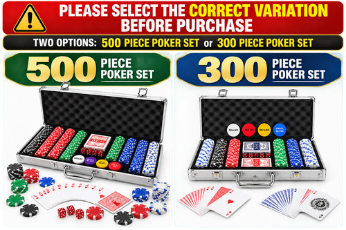 New poker set - new!,