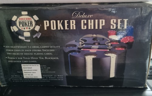 Deluxe poker chip set - deluxe, good