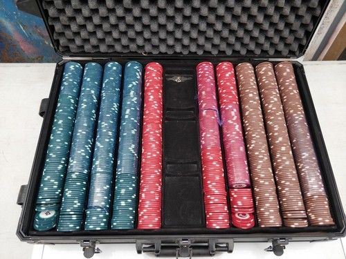 Poker chip set - chip,