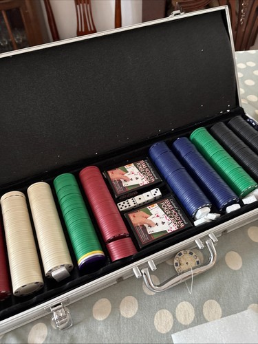 Poker set 300 500 - poker, laser