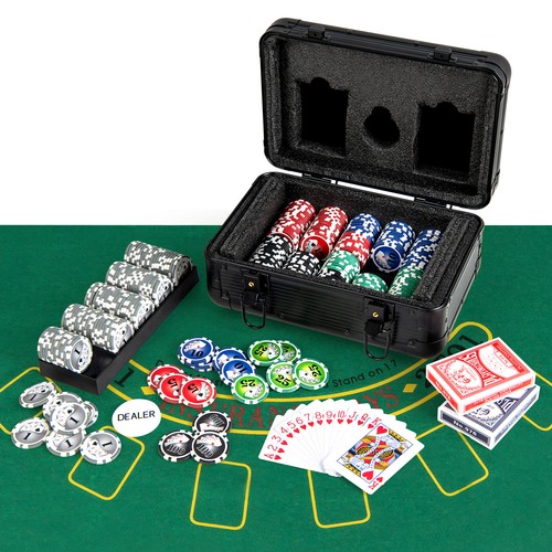 Casino poker chip set - chip, for