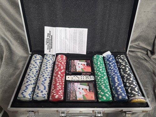 Poker chip set - chip, case