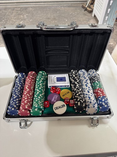 300 piece poker chip set - poker, in