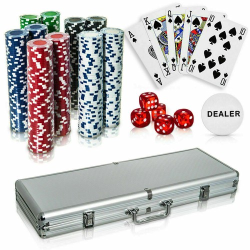 Poker set 500 pcs laser - poker,