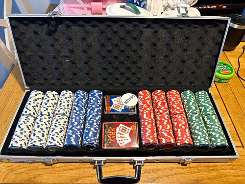 500 poker chip set - poker, casino