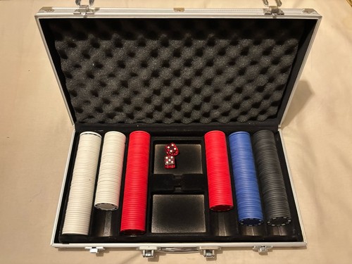 Poker chip set aluminium - poker,